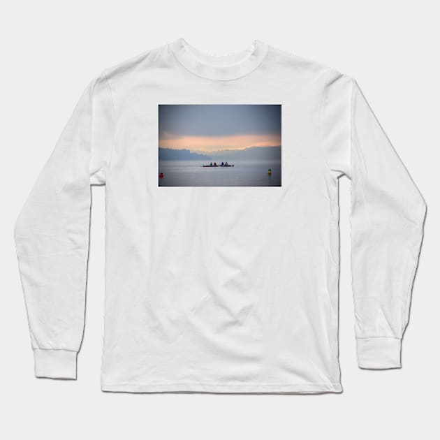 Rowboat / Swiss Artwork Photography Long Sleeve T-Shirt by RaphaelWolf